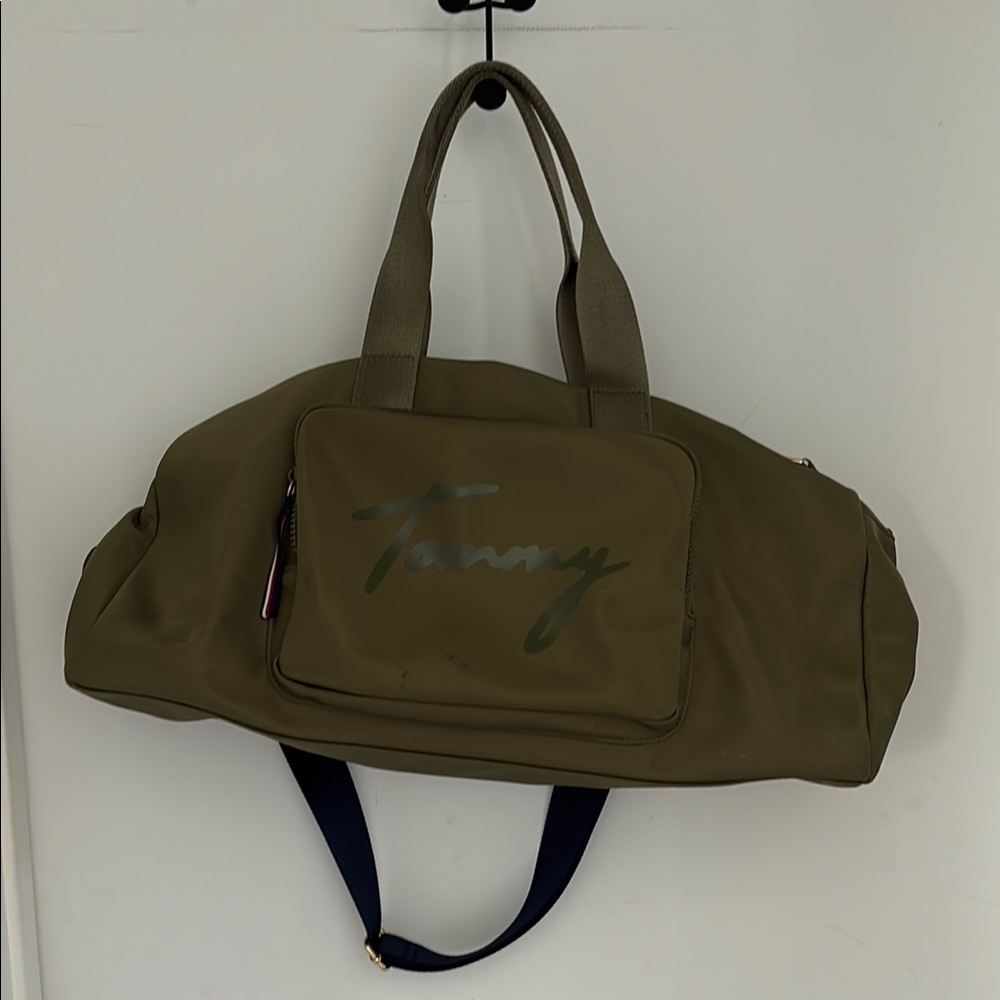 Tommy Hilfiger Green Duffel Bag
